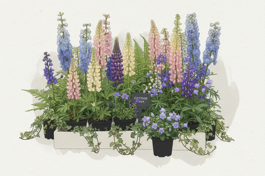 Cottage Garden Plant Box - Stylised